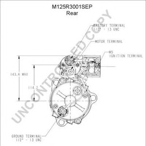 Фото Стартер PRESTOLITE ELECTRIC M125R3001SEP