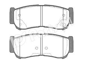 Фото Комплект гальмівних колодок, дискове гальмо IPS Parts IBR-1H06