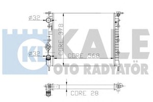 Фото Датчик ABS, передній KALE OTO RADYATOR 181400