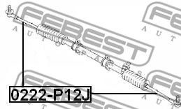 Фото Тяга рульова m16x1/m14x1.5 Febest 0222P12J