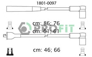 Фото Комплект дротів запалювання Profit 18010097