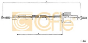 Фото Трос, керування зчепленням Cofle 11.246