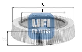 Фото Воздушный фильтр UFI 30.809.00