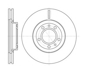 Фото Гальмівний диск KAVO PARTS 6869 10