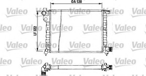 Фото Радіатор, охолодження двигуна Valeo 730569