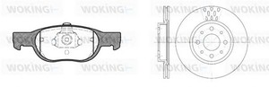 Фото Комплект тормозов, дисковый тормозной механизм WOKING 84883.01
