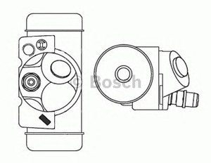 Фото Колісний гальмівний циліндр Bosch F 026 002 478