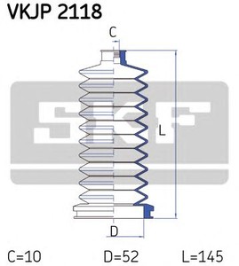 Фото Комплект пильовика, приводний вал SKF VKJP 2118