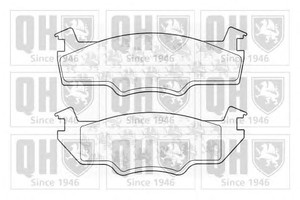 Фото Комплект гальмівних колодок, дискове гальмо QUINTON HAZELL BP238