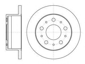 Фото Гальмівний диск KAVO PARTS 61056 00