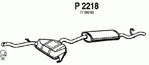 Фото Глушитель выхлопных газов конечный FENNO P2218