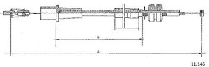 Фото Тросик газа CABOR 11.146