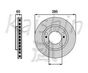 Фото Гальмівний диск KAISHIN CBR243