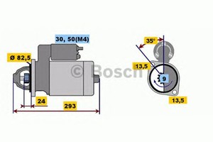 Фото Стартер Bosch 0 001 363 124