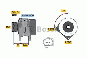 Фото Генератор Bosch 0 121 715 030