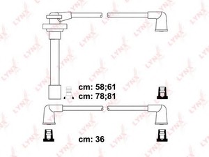 Фото Комплект дротів запалювання LYNXauto SPC5728