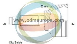 Фото Шарнірний комплект, приводний вал ODM-MULTIPARTS 12-040858