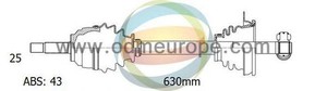 Фото Привідний вал ODM-MULTIPARTS 18-081301