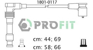 Фото Комплект кабелів високовольтних Profit 18010117