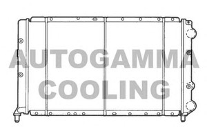 Фото Радіатор, охолодження двигуна AUTOGAMMA 100457
