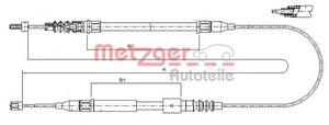 Фото Трос, паркувальна гальмівна система Metzger 11.5762