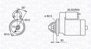 Фото Стартер Magneti Marelli 063521092500