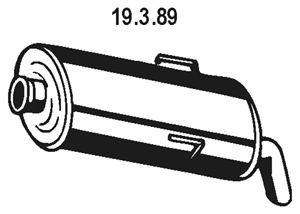 Фото Глушитель выхлопных газов конечный Eberspacher 19.3.89