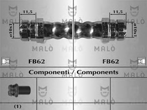 Фото Гальмівний шланг Malò 80723