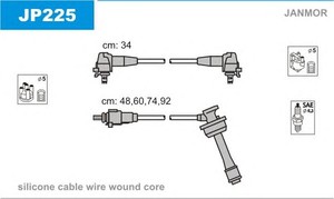 Фото Комплект дротів запалювання JANMOR JP225
