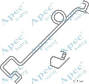 Фото Комплектующие, колодки дискового тормоза APEC braking KIT241