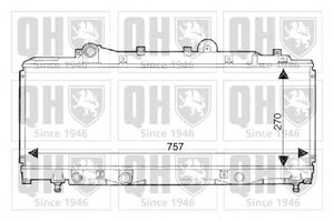 Фото Радіатор, охолодження двигуна QUINTON HAZELL QER2017