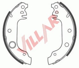 Фото Комплект гальмівних колодок VILLAR 629.0528