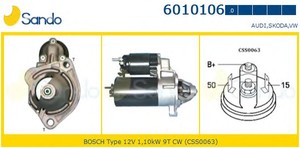 Фото Стартер SANDO 6010106.0
