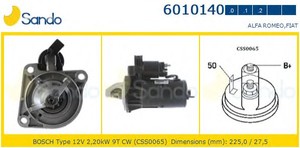 Фото Стартер SANDO 6010140