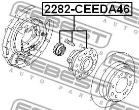 Фото Маточина задня Febest 2282CEEDA46