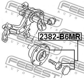 Фото Маточина задня d32 Febest 2382B6MR