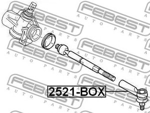 Фото Наконечник рульовий Febest 2521BOX