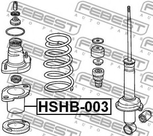 Фото Пильовик заднього амортизатора Febest HSHB003