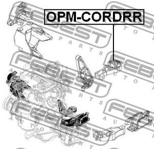 Фото Подушка двигуна задня Febest OPMCORDRR