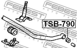 Фото Втулка переднього стабілізатора d14 Febest TSB790