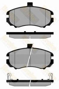 Фото Комплект гальмівних колодок, дискове гальмо Brake ENGINEERING PA1849