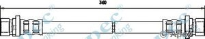 Фото Гальмівний шланг APEC braking HOS3593