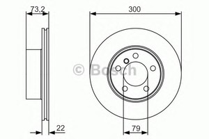 Фото Гальмівний диск Bosch 0 986 479 A18