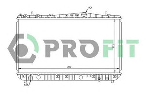 Фото Радіатор охолоджування Profit 1704A1