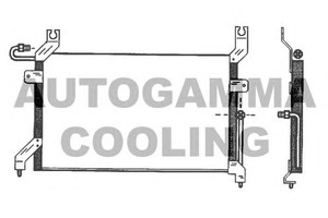 Фото Конденсатор, кондиціонер AUTOGAMMA 102793