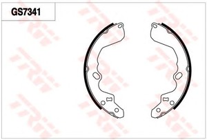 Фото Комплект гальмівних колодок TRW GS7341