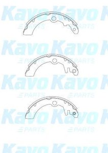 Фото Комплект гальмівних колодок KAVO PARTS BS-8937