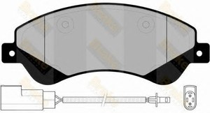 Фото Комплект гальмівних колодок, дискове гальмо Brake ENGINEERING PA1699