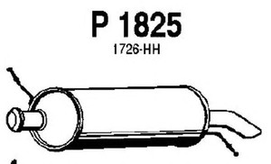 Фото Глушитель выхлопных газов конечный FENNO P1825