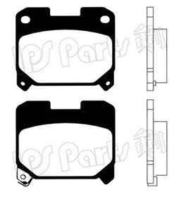 Фото Комплект гальмівних колодок, дискове гальмо IPS Parts IBR1294